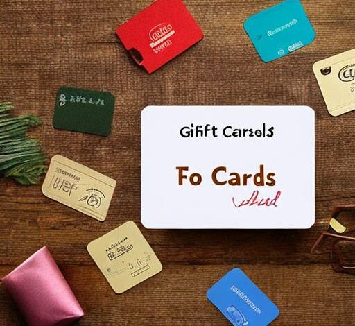 Gift Cards For Crafters